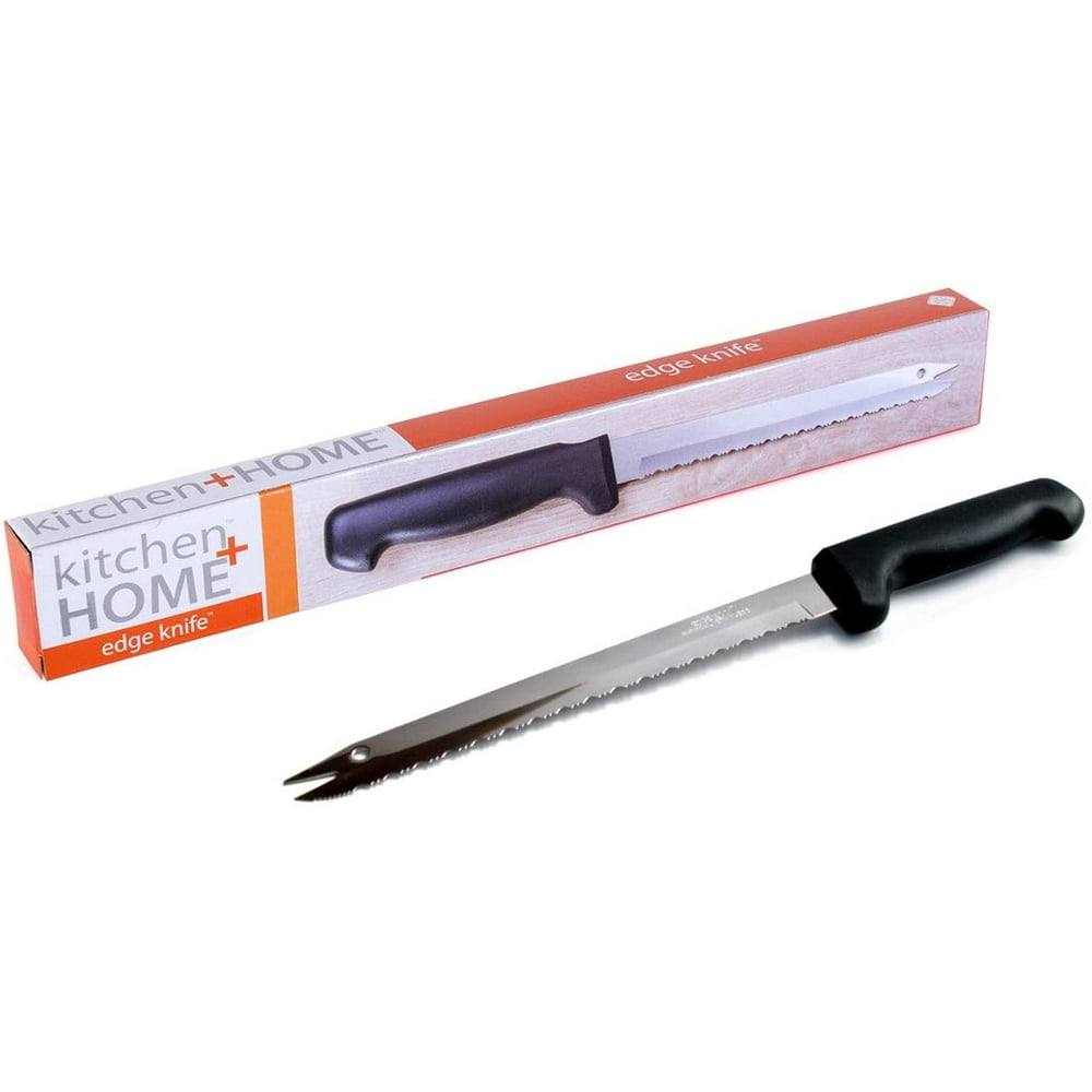 Kitchen + Home Carving Bread Knife 8” Sharp Stainless Steel Serrated