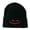 Navy, variant on Halloween Jack o Lantern Face Embroidered Long Beanie - Yellow OSFM