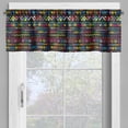 thumbnail image 4 of Ambesonne Colorful Valance & Curtain, Hand Drawn Art, 55"x24", Multicolor, 4 of 6
