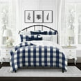thumbnail image 2 of Basic Check Blue Comforter Set Full, 2 of 5
