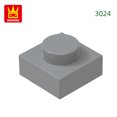 thumbnail image 1 of 588Pcs/Lot 3024 1x1 Short 1-Hole Building Blocks Classic Base Parts Compatible with Bricks Children Toys Assembly Gift Box 69.Flat Silver about 588pcs, 1 of 6