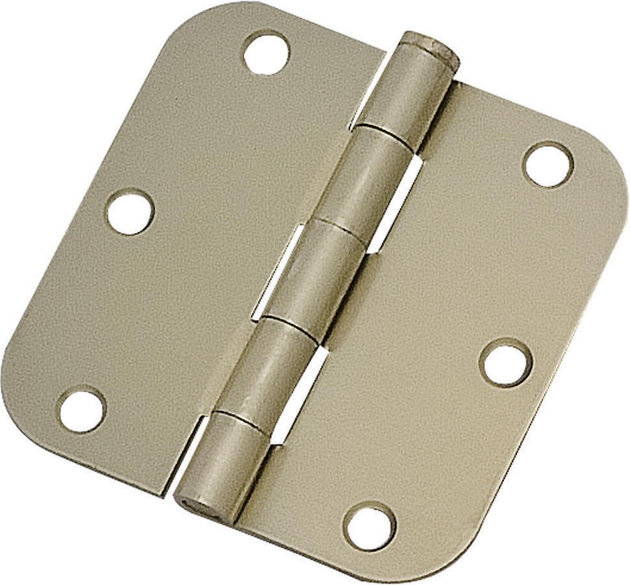 ProSource Door Hinge 31/2 In L X 31/2 In W Door Leaf 6 Holes 2.2 Mm Thick Leaf Steel Satin