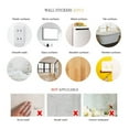 thumbnail image 2 of Bgsha Acrylic Mirror Wall Stickers 26 Alphabet English Letters DIY Decor Mural Silver, 2 of 9