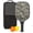 Black-4, variant on Pickleball Paddles Set Of 1, Fiberglass Surface, Camouflage Print, 1 Paddle, 2 Balls & Bag