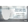 thumbnail image 4 of Large Coffee Cups 16 oz. Set of 10, Bulk Pack - Perfect for Tea, Espresso, Cappuccino, Hot Cocoa - White, 4 of 5