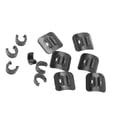 thumbnail image 3 of Bike Brake Cable C Clips Kit, Durable Bike Brake Cable Guides C Clips With Adhesive  For DIY Bike Accessory, 3 of 8