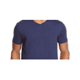 thumbnail image 2 of The Men's Store at Bloomingdale's Pima Cotton V neck Tee Blue Size L, 2 of 3