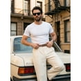 thumbnail image 2 of Maikun Men's Belts Brown Vintage Crazy Horse Leather Belt Removable Buckle Adjustable Length, 2 of 7