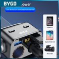 thumbnail image 1 of Portable Car Charger Practical 6.5a Car Power Adapter Plug Multifunctional Car Charger Adapter Car Supplies High Power Durable1pcChina He Qiyong unisex, 1 of 1