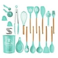 thumbnail image 2 of 35Pcs Kitchen Cooking Utensils Set Spatula Set Baking Utensil Set Kitchen Accessories Necessities with Holder Egg Whisk Separator Tong Turner Spoons Cups, 2 of 12