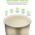 thumbnail image 4 of Rice Cooker 2.5 Cups Uncooked, Healthy Ceramic Coating Portable Rice Maker for 1-3 People, 4 of 6