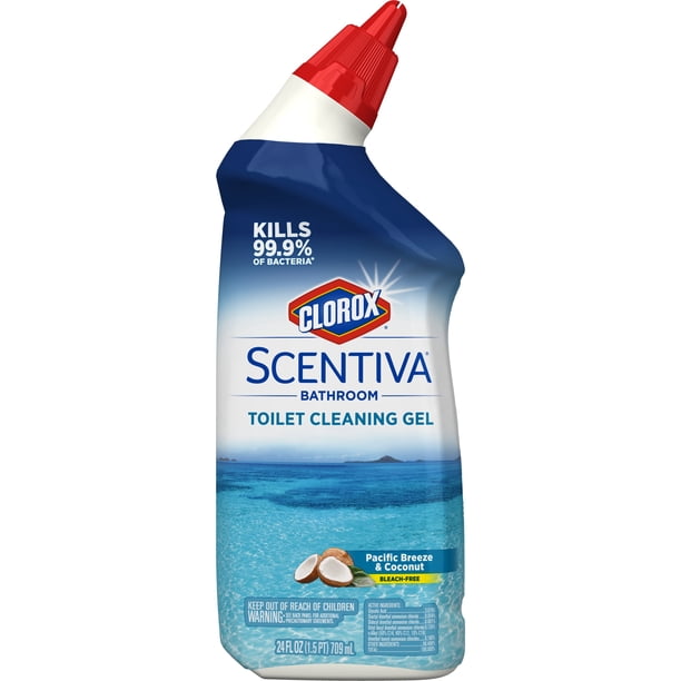 Clorox Scentiva Manual Toilet Bowl Cleaner Disinfecting Cleaning Gel