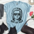 thumbnail image 2 of Baby Got Bach T-shirt, Unisex Women's Men's, Johann Sebastian Bach Composer Classical Music Symphony, Heather Light Blue, Medium, 2 of 6