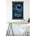 thumbnail image 5 of MLB Tampa Bay Rays - Neon Helmet 23 Wall Poster with Magnetic Frame, 22.375" x 34", 5 of 6