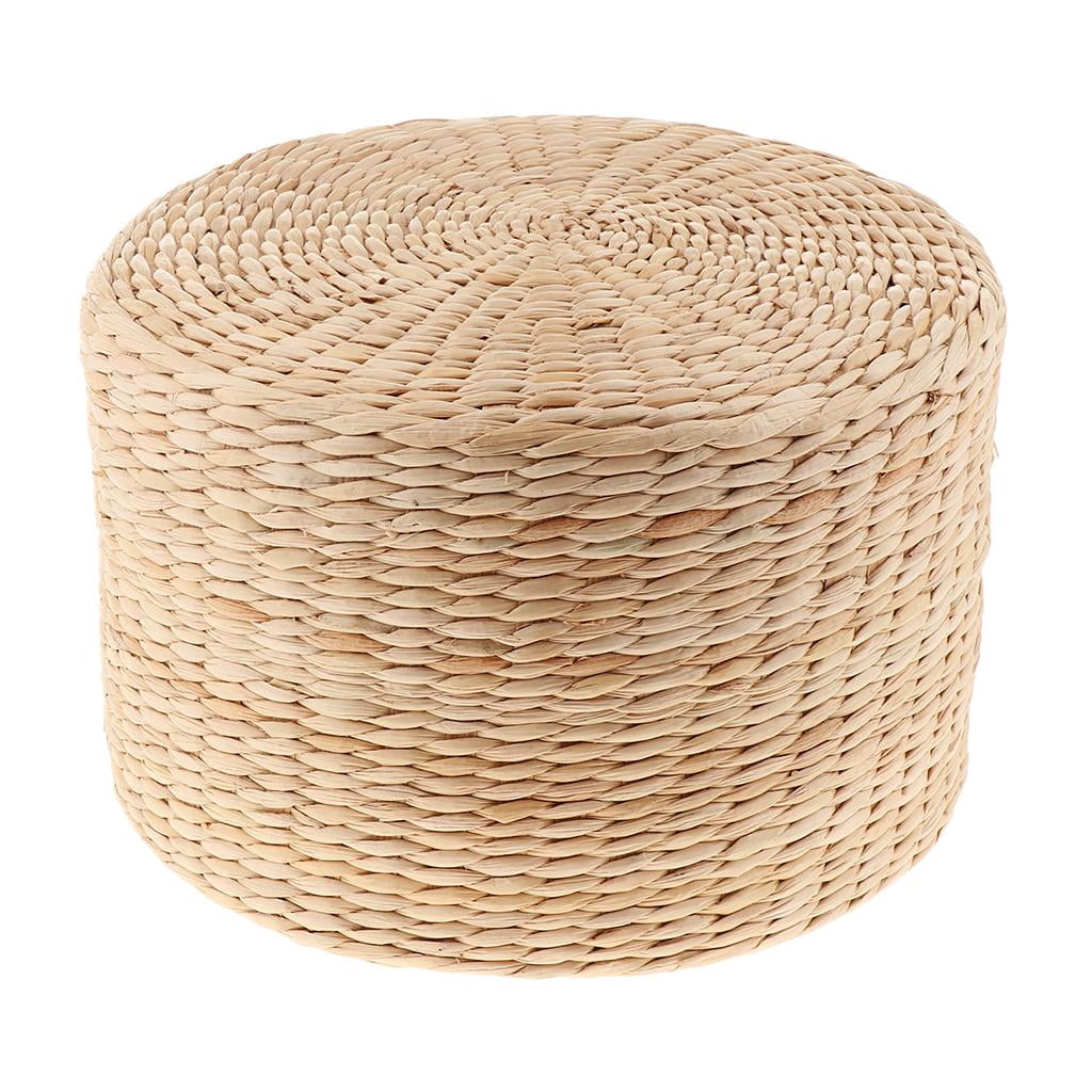 Nishiyuenyi 2pcs Natural Straw Cushion Buckwheat Floor Seat Cushion Couch for Relaxation