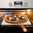 thumbnail image 6 of Cook N Home Classic 14 x 16 Inch Pizza Stone with Scraper, Heavy Duty Cordierite Baking Stone for Oven and Grill, Thermal Shock Resistant, Ideal for Baking Crisp Crust Pizza, 6 of 8