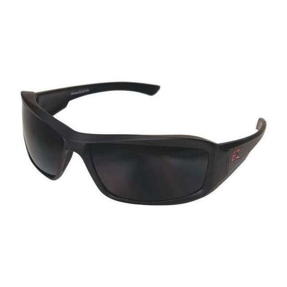 Edge Eyewear Brazeau Torque Polarized Safety Glasses Smoke Lens Black Frame 1 pc.