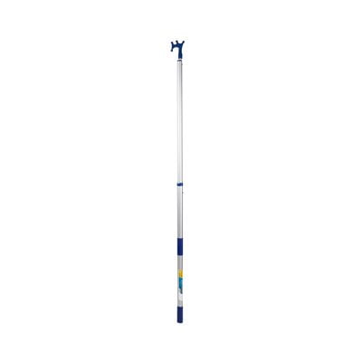 Camco Marine Poignée d'Extension 41912 pour Accessoires Camco; Extensible; Longueur de 3 à 6 Pieds; Connecteur à Bouton-Poussoir à Ressort; Aluminium Anodisé; avec Emballage en Anglais/français