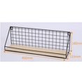 thumbnail image 2 of Hole-Free Wall Shelf Retro Storage Shelf Wall Mounted Floating Shelves Rustic Metal Rack, 2 of 2
