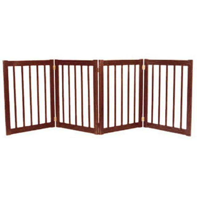 Dynamic Accents 42223 - Portail Autoportant à 4 Panneaux de 32 Pouces - Acajou