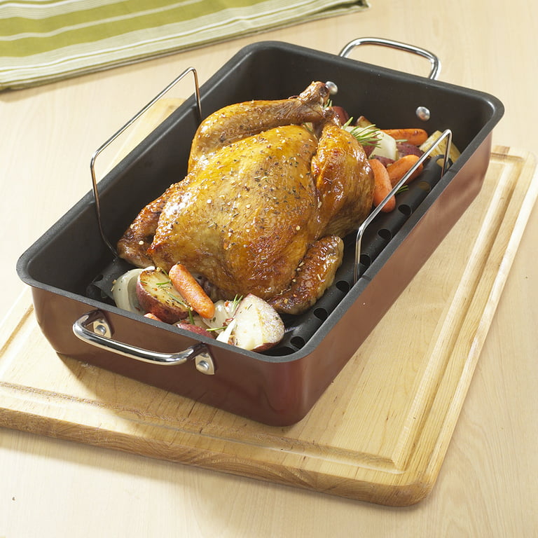 9 x 13 Roasting Pan with Rack and Lid - CHEFMADE official store