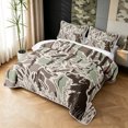 thumbnail image 3 of Manfei Farmhouse Duck Dog Bed Spread Queen, Cottage Camouflage Queen Coverlet Set, Silk Gray, 3-Piece, 1 Quilt and 2 Pillowcases, 3 of 7