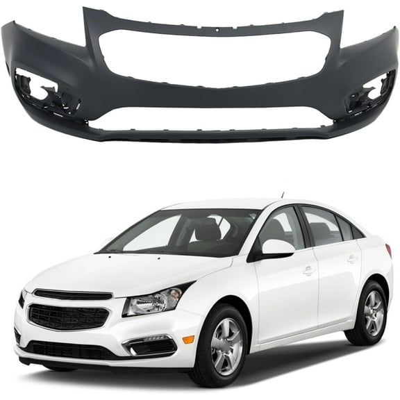 SHZAITOR Front Bumper Cover Primed Replacement for 2015 Cruze Replacement for 2016 Cruze Limited GM1000976 94525910