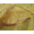 thumbnail image 4 of oneOone Silk Tabby Fabric Swirl & Geometric Block Print Fabric By The Yard 42 Inch Wide, 4 of 4