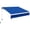 Blue, variant on 8'x7' Manual Retractable Sun Shade Patio Awning Canopy Shelter, Black