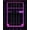 Purple, Pattern 3, variant on Flatwoven High Traffic Area Rug, Eclectic Arcade Color Fusion, Non Slip, Stain Resistant, Washable Area Rugs for Living Room, Bedroom(Black, 4X6)
