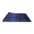 thumbnail image 2 of Ahgly Company Indoor Square Oriental Blue Industrial Area Rugs, 3' Square, 2 of 4