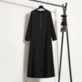 thumbnail image 6 of Islamic Maxi Dress for Women Abaya Long Sleeve Dress Comfortable Loose Muslim One-Piece Dress Full Length Kaftan, 6 of 9