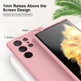thumbnail image 4 of Designed for Samsung Galaxy S23 Ultra 5G Case,Slim Liquid Silicone Rubber Shockproof Phone Cover Soft Anti-Scratch Microfiber Lining Protection Case for Samsung Galaxy S23 Ultra 5G 2023 (Pink), 4 of 7