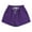 Purple, variant on Simua Women's Causl Drawstring Shorts Solid Color Loose Pockets Elastic Waist Beach Shorts