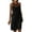 Dresses-Black, variant on Brilliant Womens Dresses Plus Size Women's Fashion Round Neck Loose Sleeveless Solid Knee-High Dress Long Dress Summer White S-2XL