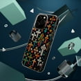 thumbnail image 4 of DistinctInk Hybrid (Acrylic / TPU) Clear Slim Fit Case for Apple iPhone 13 Pro MAX (6.7" Screen) - "Vivid Christian Crosses in Striking Contrast", 4 of 8