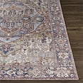 thumbnail image 3 of Surya Iris IRS-2360 90x114" Rectangle Fabric Rug in Brown/Dark Blue/Light Olive, 3 of 7