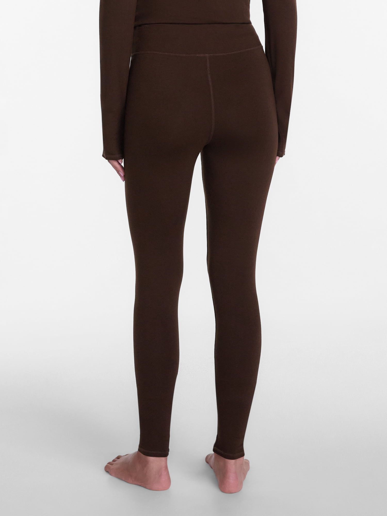 ClimateRight by Cuddl Duds Women’s Mild Essential Base Layer Livaeco Jersey High Rise Legging