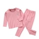 thumbnail image 1 of Guardurnaity Ropa interior térmica para niños, manga larga elástica, cuello redondo, Otoño Invierno, oficina, escuela, exterior, Tops cálidos, traje Pijama Rosado 80cm Guardurnaity AP013185-10, 1 of 1