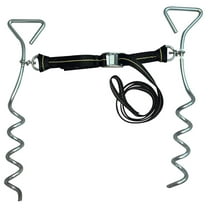 Basketball Goal Anchor Tie Down Kit for Secure and Durable Court Setup, Trampoline Anchors, Ground Stakes Heavy Duty Anchor Kit, High Wind Basketball Hoop Anchor