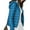 Blue 4XL, variant on Winter Down Coat Thin Padded Hood Mid Length Full Zipper Windproof Plus Size Long Sleeves Pockets Warm Daily Wear Outwear Cotton Jacket
