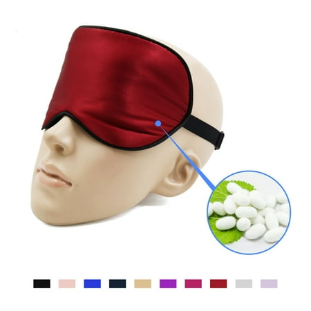 Natural Silk Travel Eye Mask Eyeshade Cover Sleeping Mask Blindfold