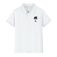 thumbnail image 6 of XXWXYD Girls Boys 𝐏𝐨𝐥𝐨 Shirts for Sports Tennis School, Uniform Short Sleeve Collared Shirt, Quick-Dry Graphic T-Shirts with Wrinkle-Resistant, 6 of 8