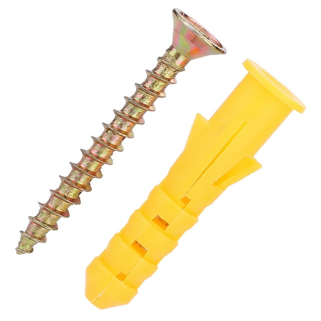 KSTE - Fixations de Vis de Mur d'Expansion en Plastique + Kit de Fixation de Vis Autotaraudeuses.(M6 M8 M10)