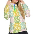 thumbnail image 4 of KLL Daisies Flowers for Womens Pullover Hoodie with Pocket Hooded Long Sleeve Shirts Sweatshirt for Women-XX-Large, 4 of 7