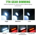 thumbnail image 3 of Antom LED Tactical Flashlight 500 Lumens – Rechargeable , 7 Modes, 90° Adjustable Magnetic Head for Camping, Hiking, Emergencies, 3 of 7