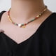thumbnail image 5 of Collar de joyería con cuentas en forma de letras para mujer. Collar con iniciales bordadas en cuentas para mujer., 5 of 6