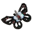 thumbnail image 1 of Apliques de mariposa de cristal Clip Ropa Bolsas Embellecimiento Artesanía Negro, 1 of 8