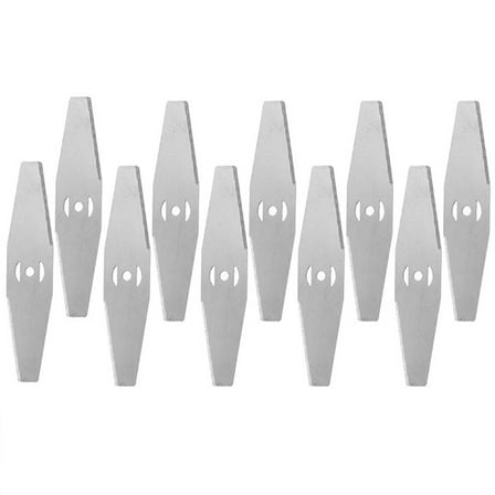 16-Pack Metal Edger Blades, Universal Fit for Cordless Lawn Mowers & Garden Trimmers, High-Quality Replacement Blades