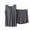 Gray, variant on Summer Cotton Modal Pajama Set for Women Plus Size Soft Lounge Shorts with Tank Top Sleeveless Sleepwear for Lounge